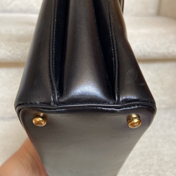 vintage henry birks & sons leather handbag - Picture 8 of 16